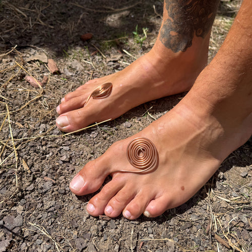 Copper Grounding Spiral Foot Set For Earthing & Grounding